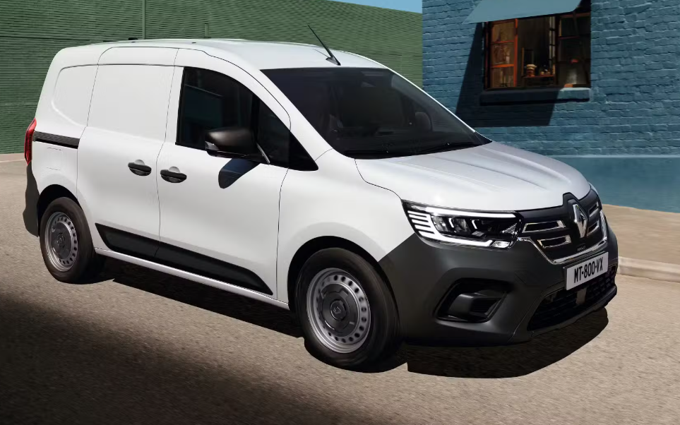 Renault Kangoo utilitaire blanc en location longue durée sans engagement – Mandauto France